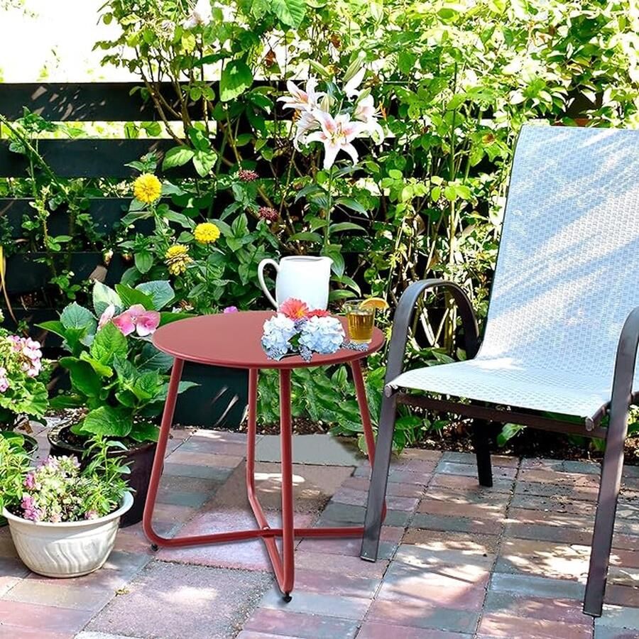 Aa Side Table for Sofa nachtkastje frame van st l voor woonkamer kantoor sl pkamer 45D x 45W x 45H centimetres