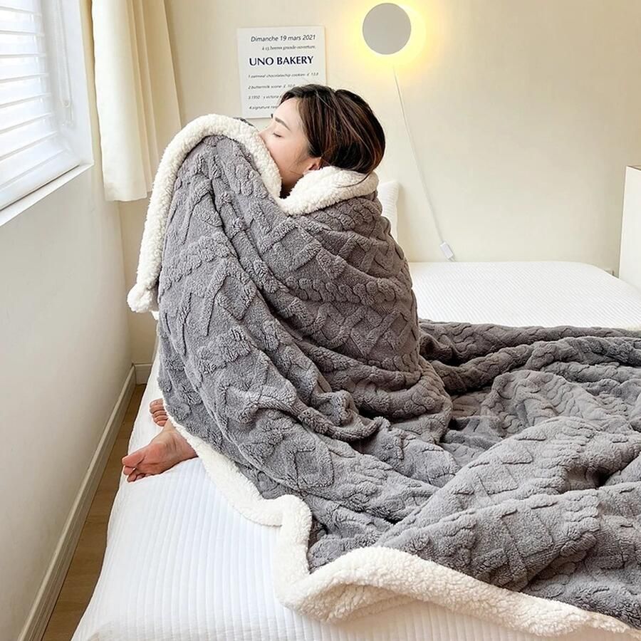 AA Select Superzachte Deken Premium Zijdeachtige Flanellen Fleece 3D Geruite Lichtgewicht Bed deken Hele Seizoen Gebruik