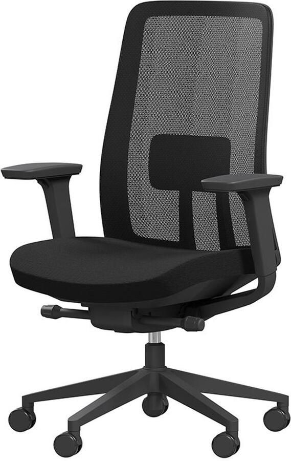 ABC Kantoormeubelen Axion Ergonomische Bureaustoel met Mesh Zwart