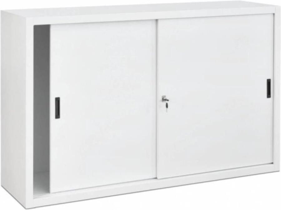 ABC Kantoormeubelen Schuifdeurkast budget 75x160x45 Wit