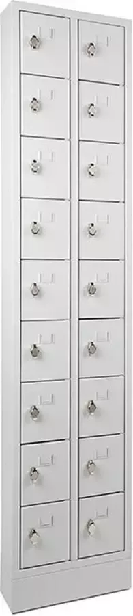 ABC Kantoormeubelen lockerkast in 18-vaks met cilinderslot en sleutel - Foto 3