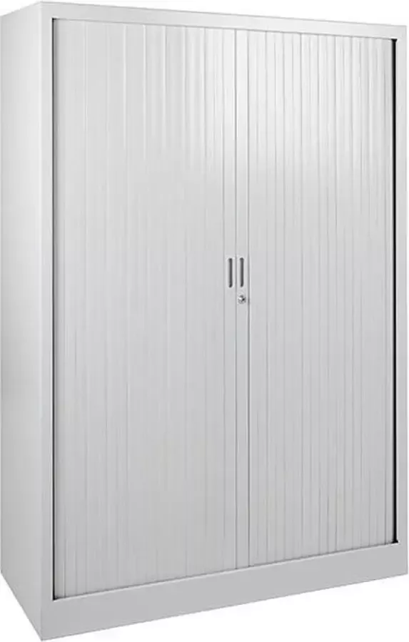 ABC Kantoormeubelen Stalen roldeurkast 160x120x43cm Zwart