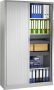 ABC Kantoormeubelen stalen roldeurkast 198x120x43cm zwart - Thumbnail 2
