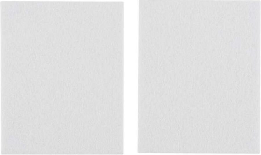 ABC-Led Zelfklevende viltjes rechthoek – Wit – 80 x 100 mm – 2 stuks