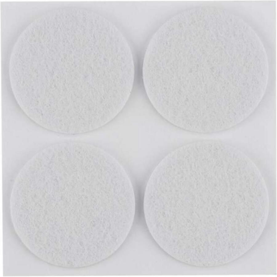 ABC-Led Zelfklevende viltjes rond – Wit – 40 mm – 4 stuks