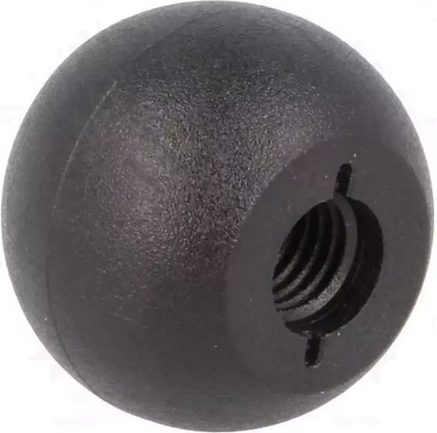 ABC-Led Kogelknop Ø 25mm M8 11mm DIN 319 Zwart