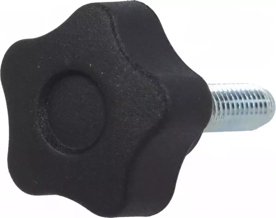 ABC-Led M5 x 20 draadeind met sterknop diameter 25mm