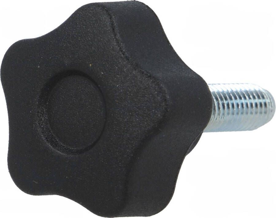 ABC-Led M5 x 25 draadeind met sterknop diameter 25mm