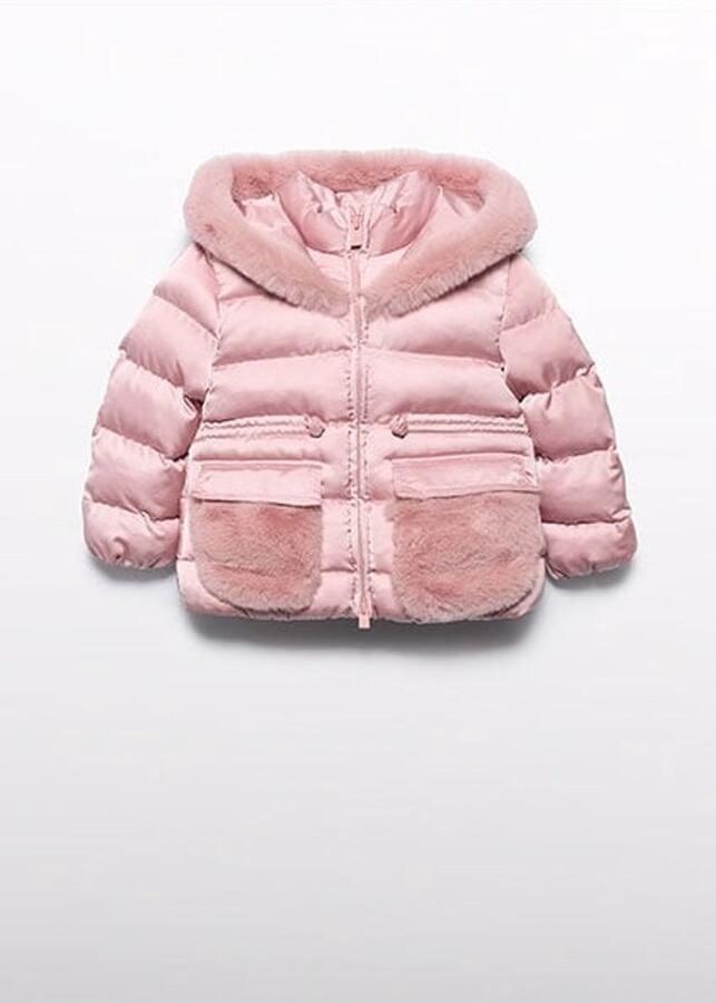 Abel & Lula winter winterjas meisjes roze