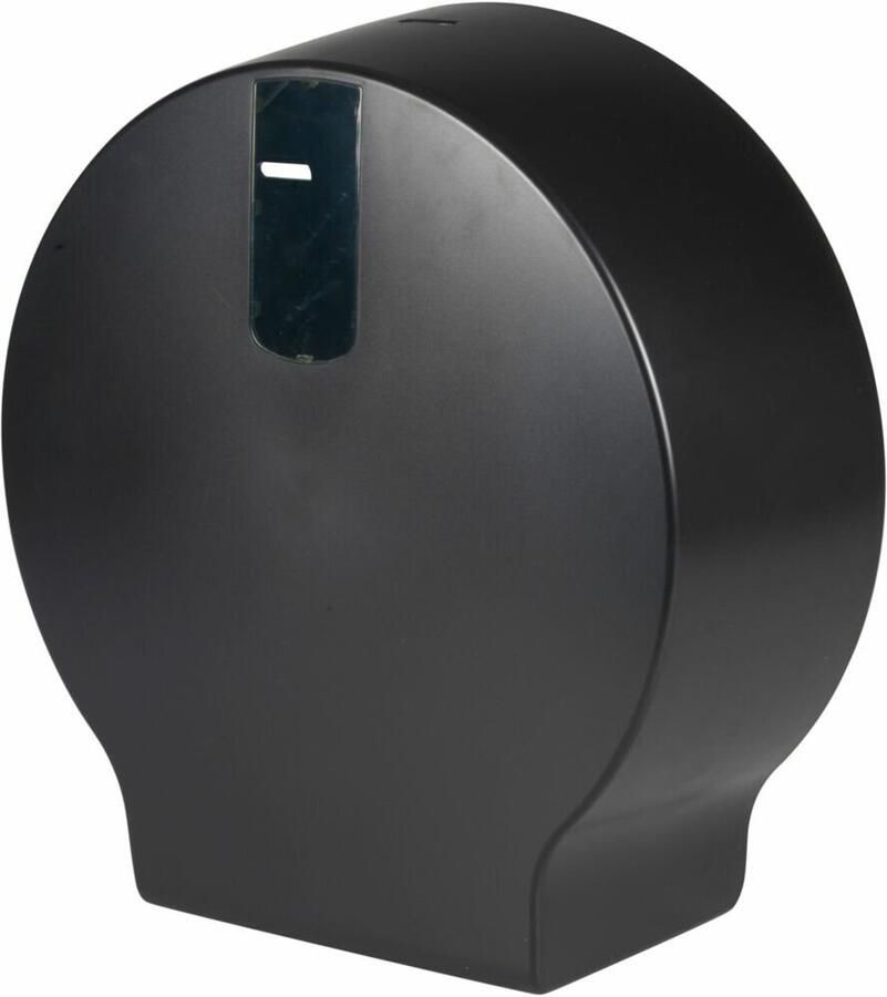 Abena Jumbo Toiletrol Dispenser – Gerecycled Kunststof – Zwart – Ø33 5 cm – Made in Denmark