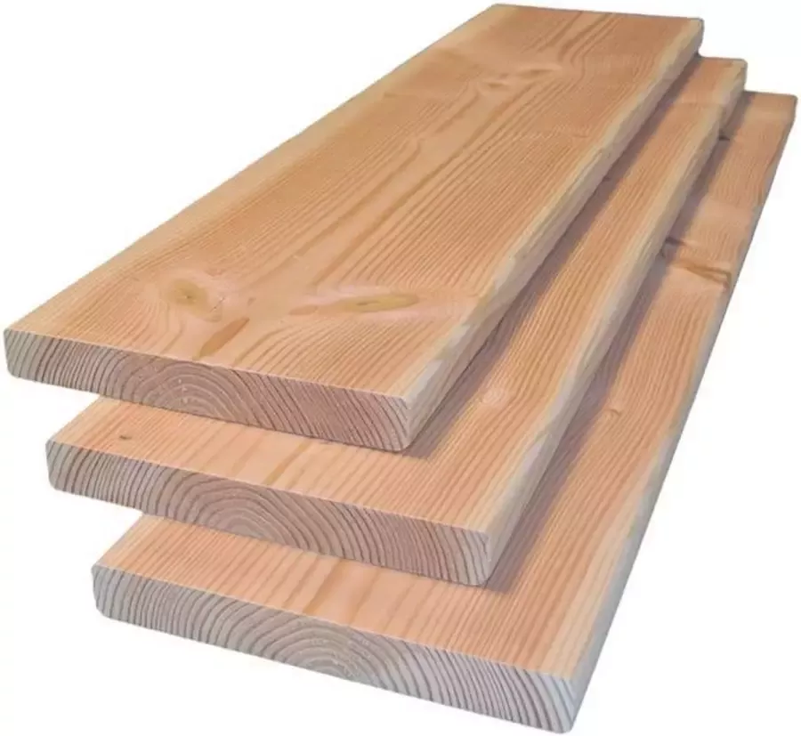 Absteigerhout Douglashout plank 100cm douglas steigerplank douglas hout wandplank douglas steigerhout 100cm & splintervrij