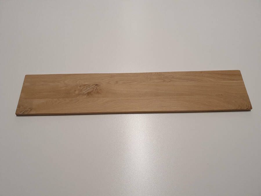 Absteigerhout Eiken Plank 100cm |20cm breed 2X geschuurd Rustiek Eikenhout Wandplank Boomstam Hout Landelijk Kinderkamer Robuust Loft| Ideaal voor Plankdragers