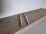 Absteigerhout Steigerhout plank + Blinde Plankdragers 95cm Steigerplank (2x geschuurd) Steigerhouten Wandplank Steigerplanken Landelijk Industrieel Loft Hout Plankdrager - Thumbnail 1
