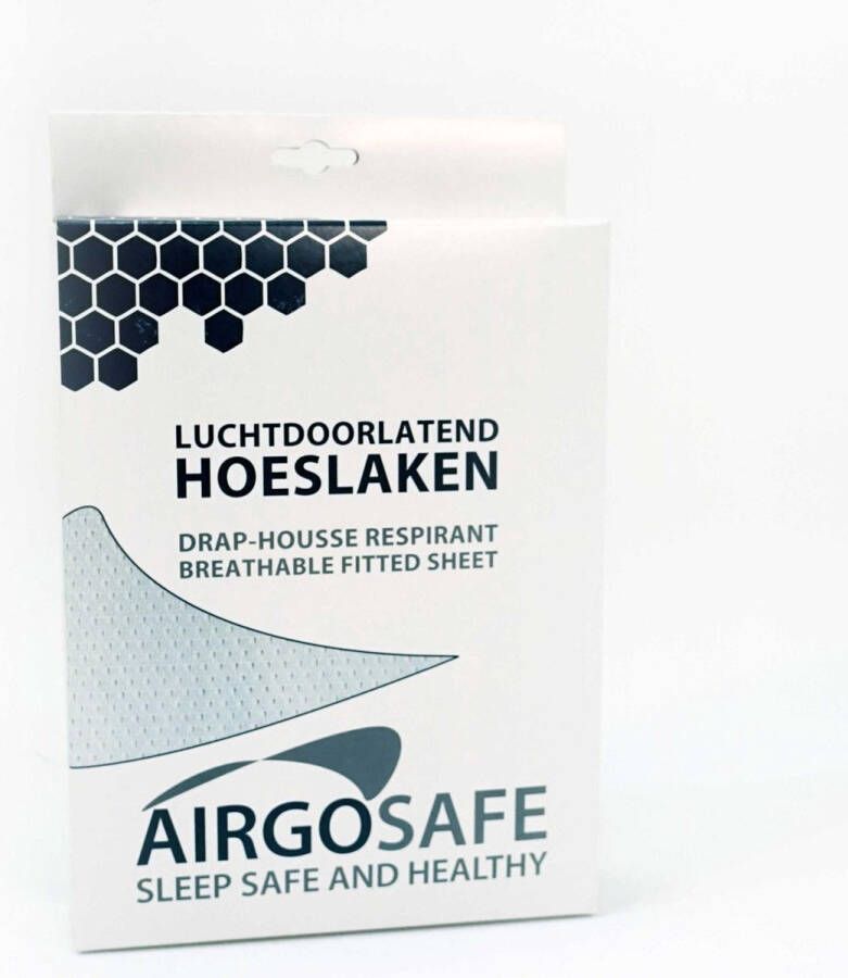 ABZ Hoeslaken Airgosafe 70x140 Wit - Foto 2