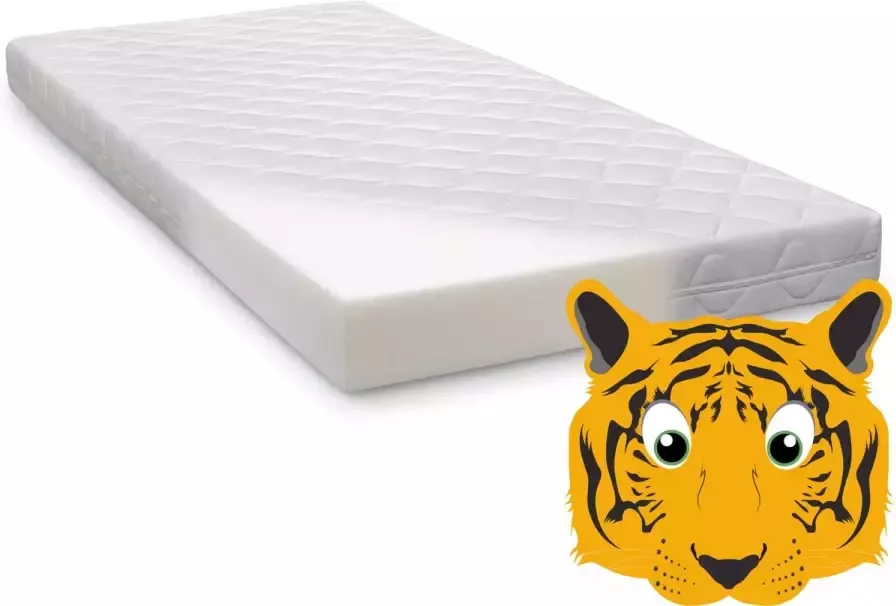 ABZ Matras koudschuim HR40 dubbeldoek 90x200 cm (tiger) - Foto 2