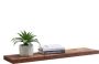 Acaza Boekenplank van 100 cm lang industrieel Design zwevende Wandplank Vintage bruin - Thumbnail 2