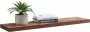Acaza Boekenplank van 100 cm lang industrieel Design zwevende Wandplank Vintage bruin - Thumbnail 1