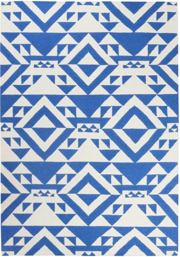 Accessorize Blue Mellow Laagpolig vloerkleed 80x150 cm blauw