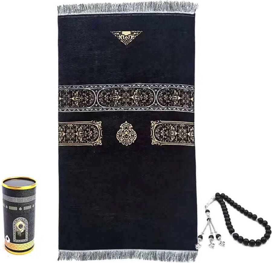 achilles Gebedskleed + Tasbih Opvouwbare gebedskleed Gebed tapijt 70X110 Gebedskleed islam