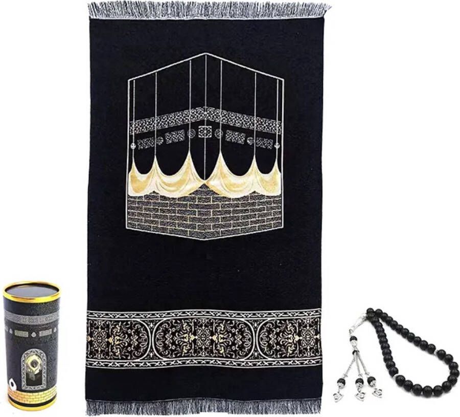 achilles Gebedskleed + Tasbih Opvouwbare gebedskleed Gebed tapijt 70X110 Gebedskleed islam