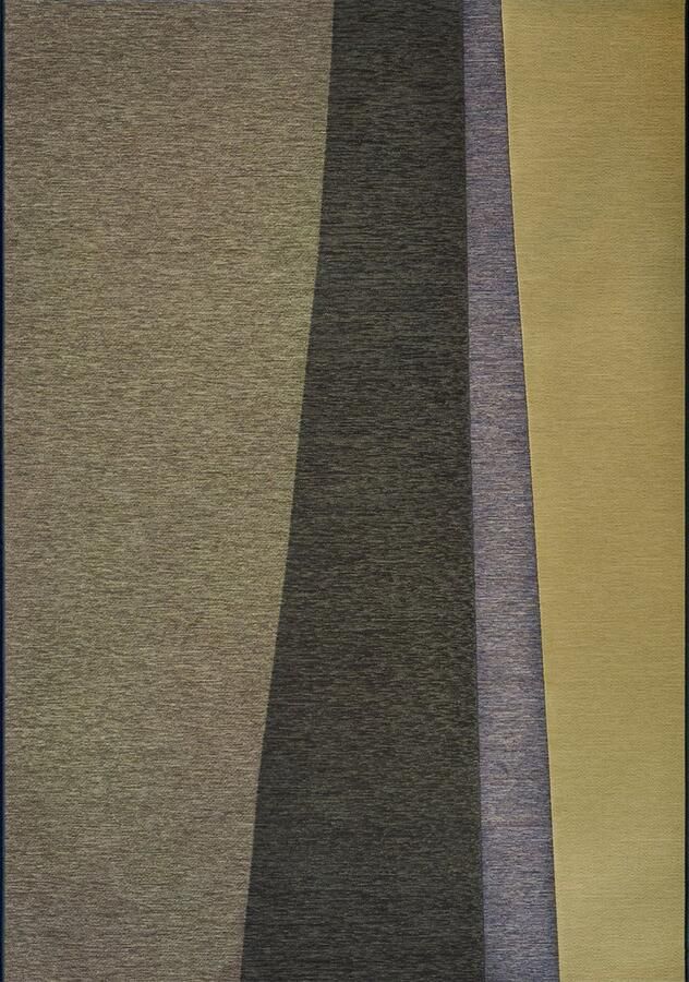 Acsento Capri Gold Olive vloerkleed voor binnen én buiten 160 x 230 cm Buitentapijt Tuintapijt Buitenkleed Tuinkleed Buiten Tapijt