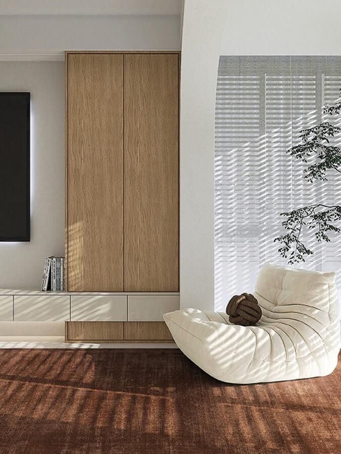 Acsento Corfu Rust Vloerkleed 200 x 290 cm Orange Rectangular Nylon Dining room Living room Plain Modern