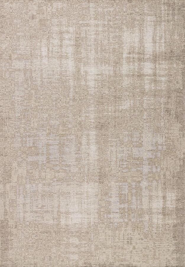 Acsento Grunge Moon Vloerkleed Ø 200 cm Beige Rectangular Round Acrylic Viscose Cotton Polyester Dining room Living room Office Kitchen Abstract Vintage Design Modern