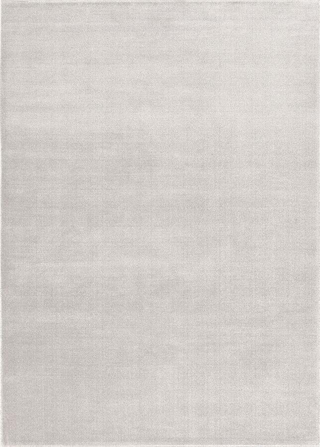 Acsento Tara Deluxe Light Grey Vloerkleed 240 x 340 cm Grey Rectangular Polyester Dining room Living room Plain Industrial Modern