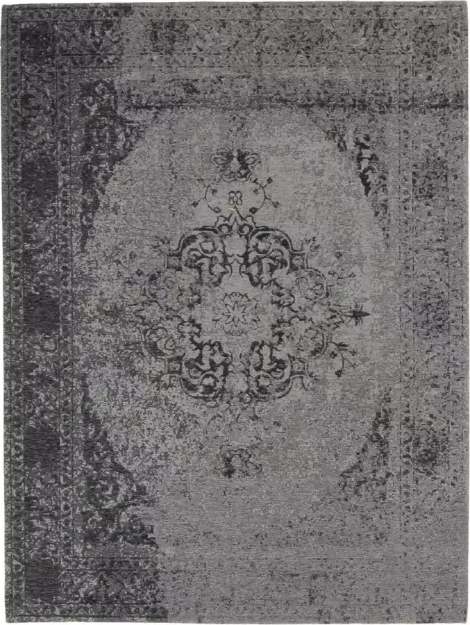 Acsento Meda Vloerkleed 240 x 340 cm Grey Rectangular Acrylic Dining room Living room Medallion Vintage Classic