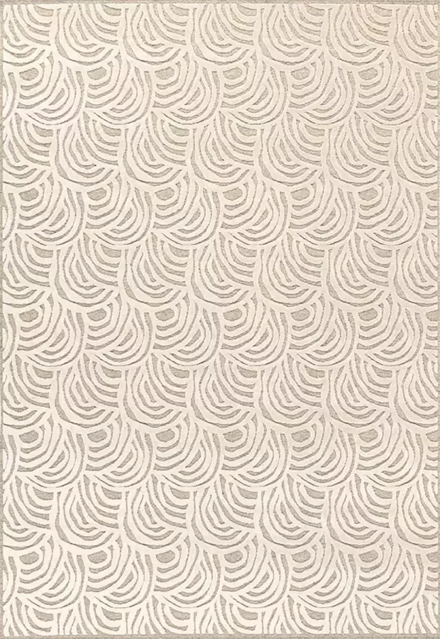 Acsento Chiara 1016 Beige Vloerkleed 280 x 380 cm Beige Rectangular Viscose Wool Polyamide Dining room Living room Abstract Scandinavian Modern