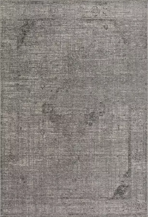 Acsento Mila 011 Grey Vloerkleed 280 x 380 cm Grey Rectangular Viscose Wool Dining room Living room Office Kitchen Medallion Vintage Modern