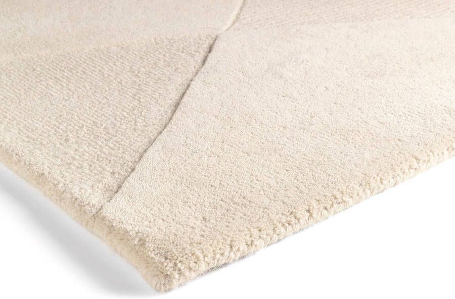 Acsento Piana Off Vloerkleed 240 x 340 cm Ivory Rectangular Wool Dining room Living room Geometric Scandinavian Modern - Foto 2