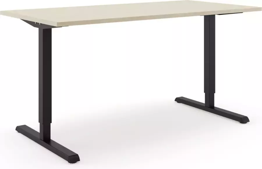 Actiforce SF 300 Short Zit-sta bureau Elektrisch Zwart Eiken 120x80