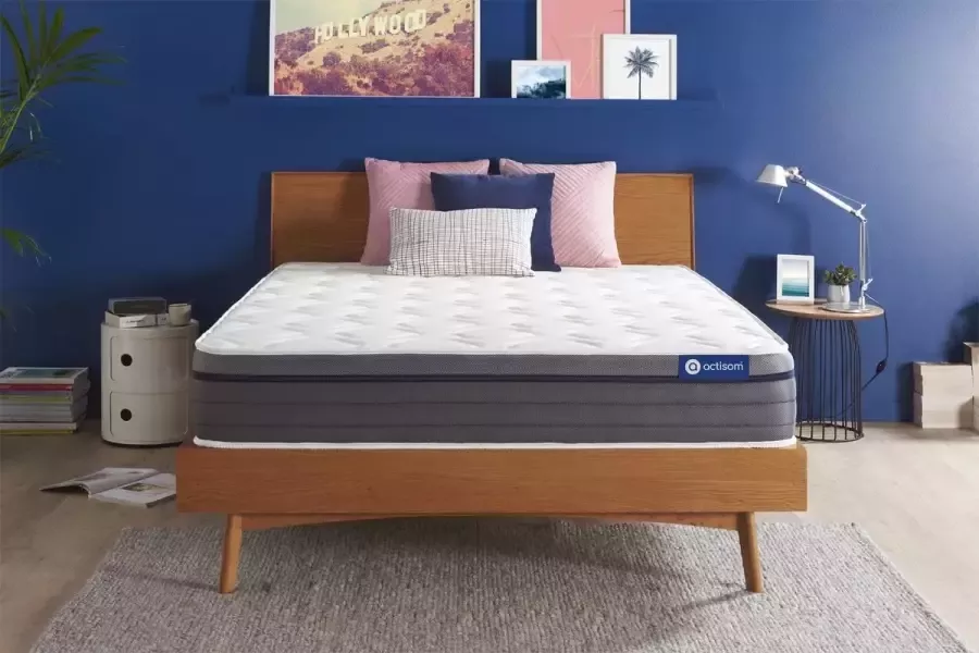 Actisom Actiflex zen matras 120x220cm Pocketveren en traagschuim Gebalanceerd 7 comfortzones