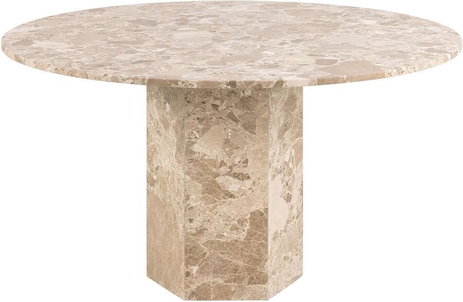 Giga Living Hjem Interiors Aya Ronde Eettafel Latte Marmer - Foto 2