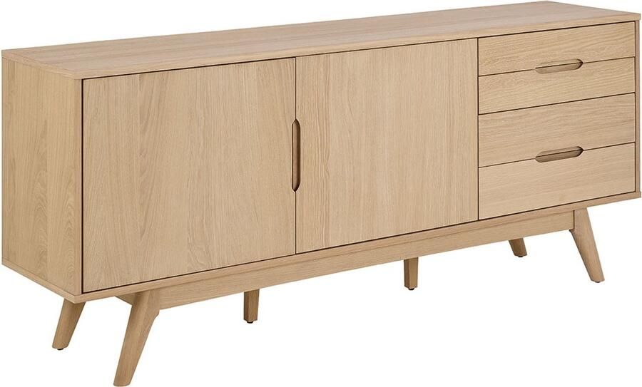 Actona Marte dressoir 2 deuren 4 lades eikenfineer