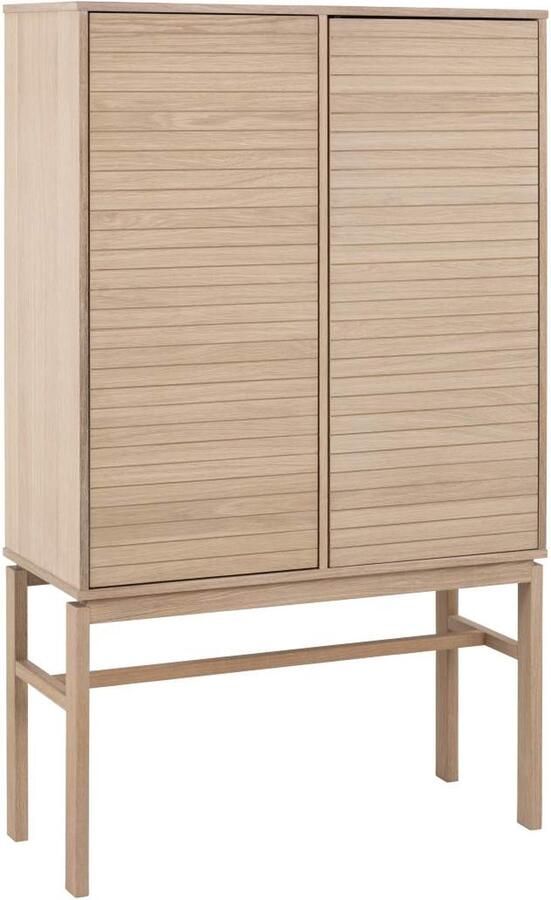 Hioshop Sinleys vitrinekast 2 deuren eikenfineer. - Foto 2