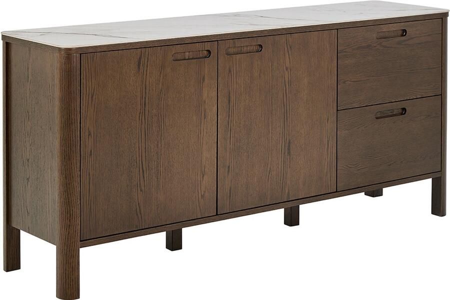 Actona Southampton dressoir 2 deuren 2 lades eikenfineer