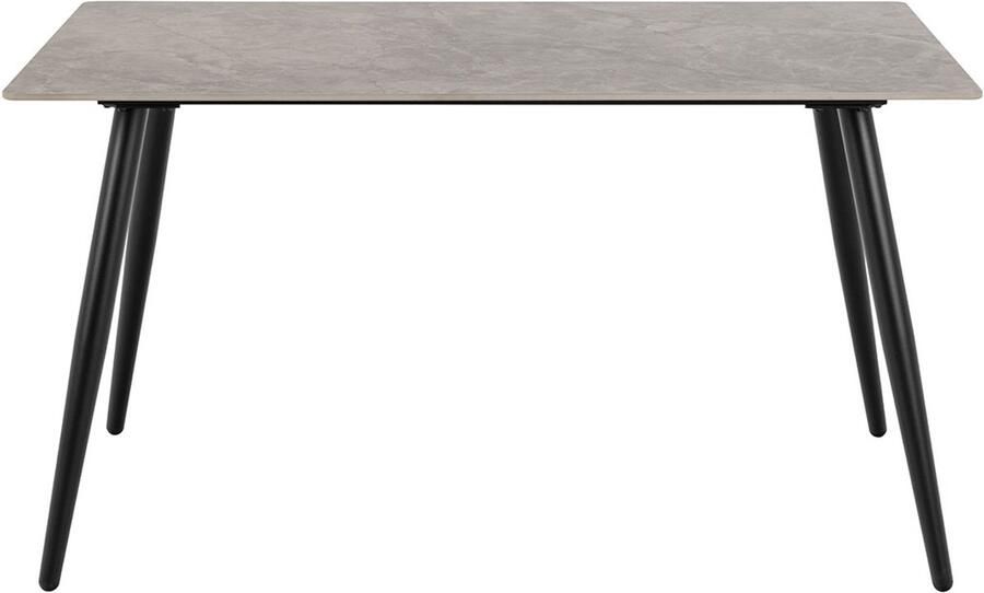 Giga Living Eettafel Wiska Rechthoek Grijs Keramiek 140x80x75cm - Foto 3