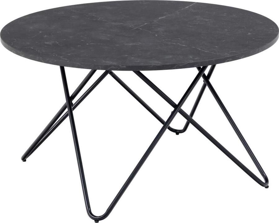 Bendt Ronde Salontafel Constantinos Marmer 80cm Zwart