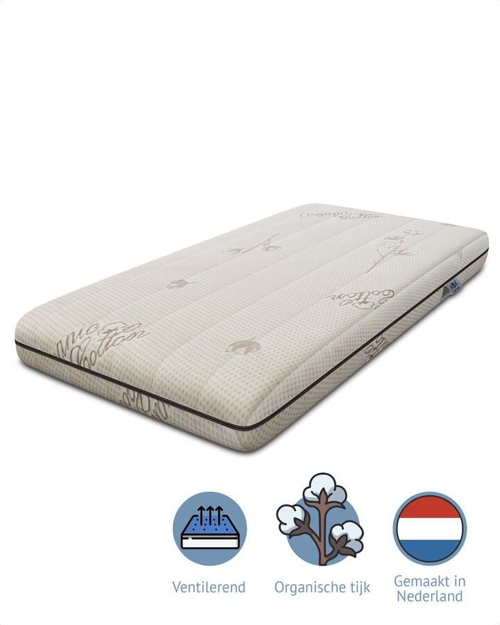 Ada Sleep Kids 60x120 cm 14 cm dik koudschuim matras ledikant wasbaar hypoallergeen