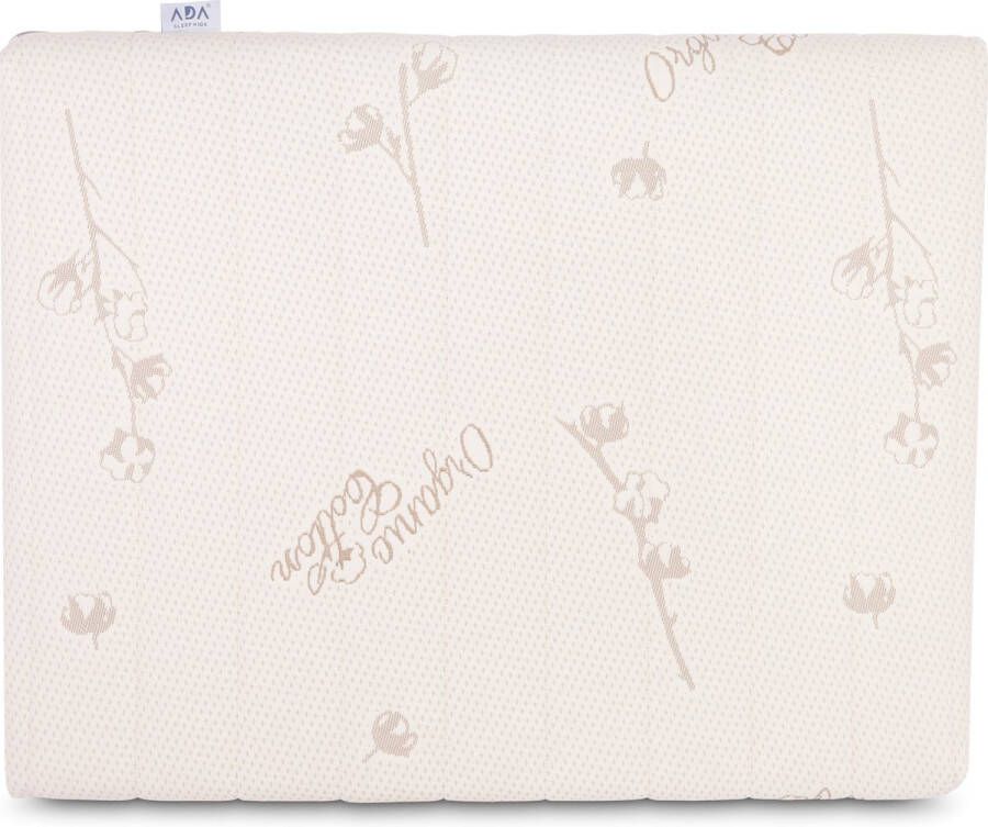 Ada Sleep Kids Baby matras 70 x 90 cm box 14 cm dik koudschuim organic cotton