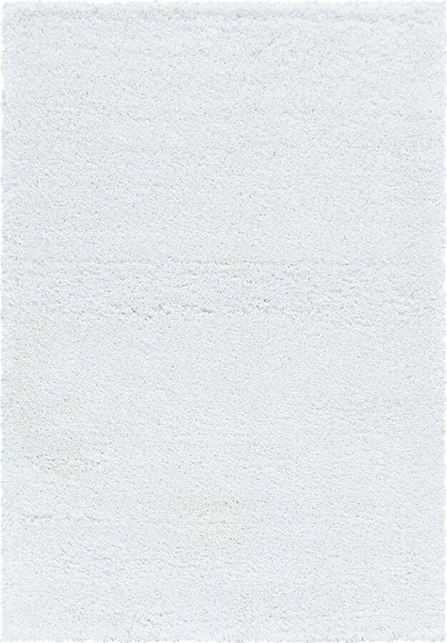 Adana Carpets Hoogpolig vloerkleed Fuzzy Wit 280x370cm