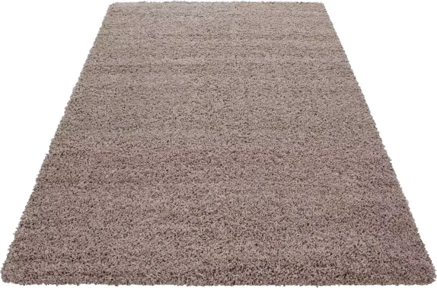Adana Carpets Hoogpolig vloerkleed Sade Beige 120x170cm