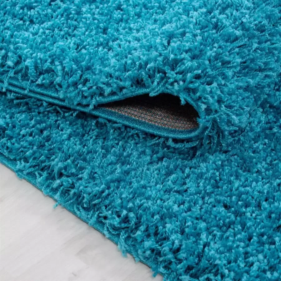 Adana Carpets Hoogpolig vloerkleed Sade Turquoise 120x170cm (4000)