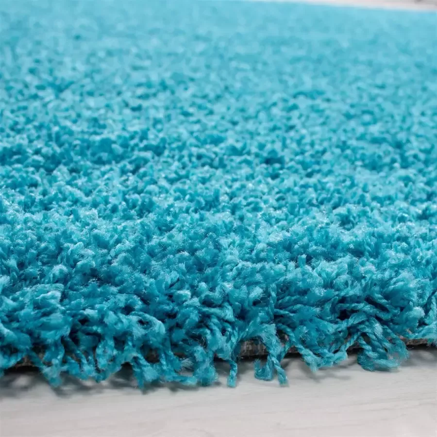 Adana Carpets Hoogpolig vloerkleed Sade Turquoise 160x230cm (4000)