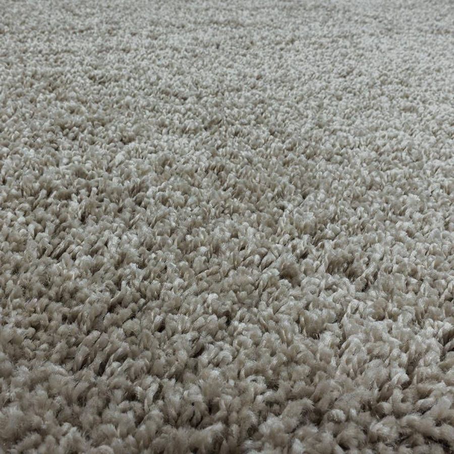 Adana Carpets Hoogpolig vloerkleed Softy Beige 240x340cm