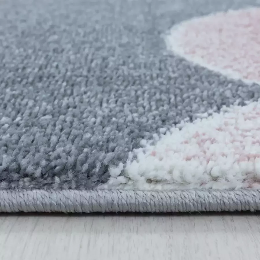 Adana Carpets Kindervloerkleed Fleurtje Maan Roze 160x230cm (2101)