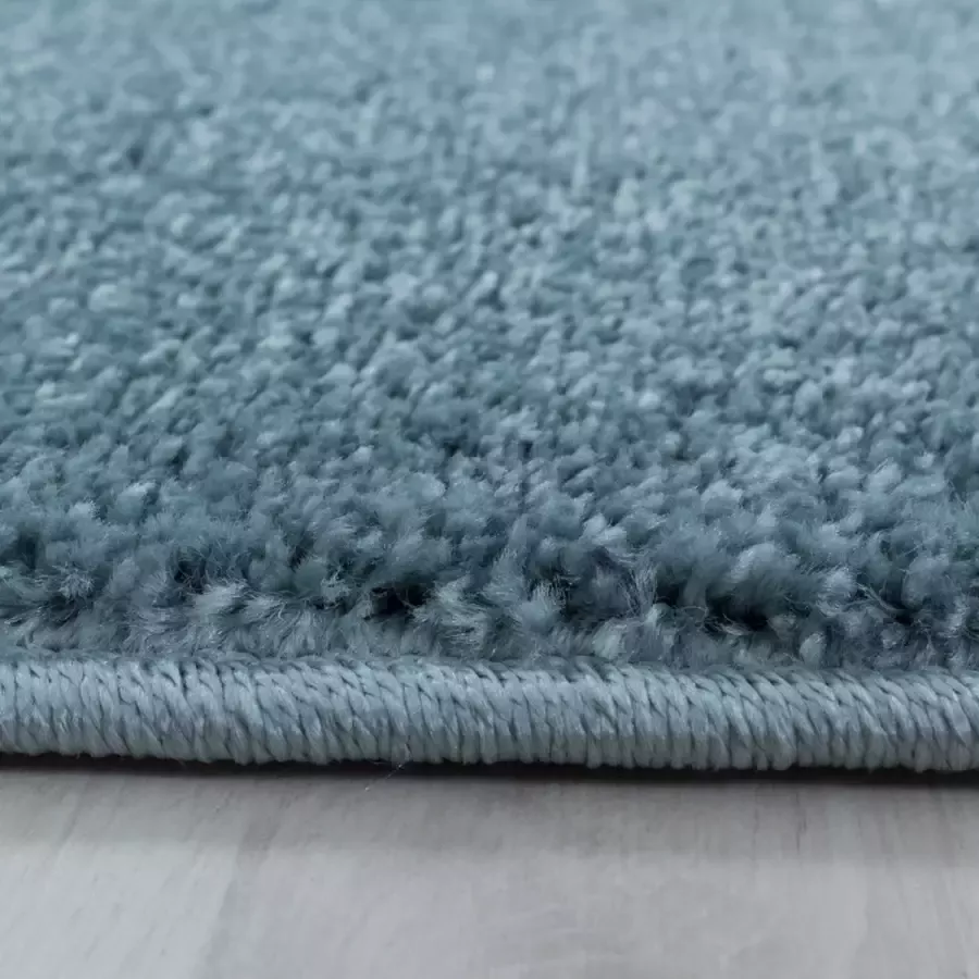 Adana Carpets Laagpolig vloerkleed Smoothly Blauw 80x150cm (4600)