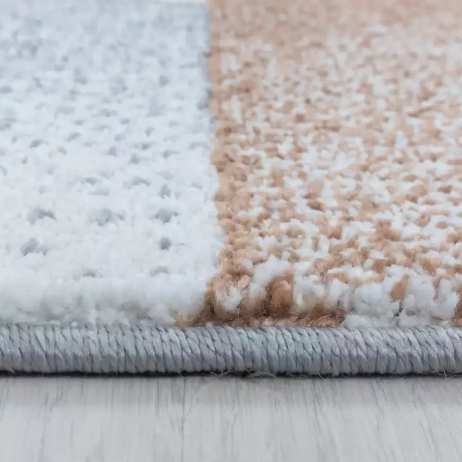 Adana Carpets Laagpolig vloerkleed Smoothly Design Bruin Grijs 120x170cm (4603)